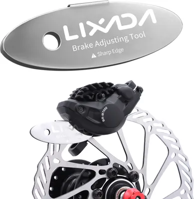 Produktbild von Lixada MTB Scheibenbremsbelaege Einstellwerkzeug Fahrradbelaege Montageassistent Bremsbelaege Rotorausrichtungswerkzeuge Spacer Bike Repair Kit