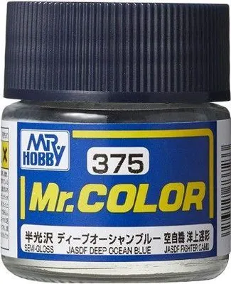 Produktbild von Mr Hobby - Gunze C-375 - Mr. Color (10 ml) JASDF Deep Ocean Blue