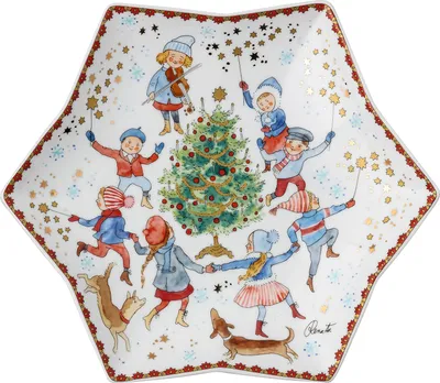 Produktbild von Hutschenreuther Sammelkollektion 2023 Weihnachtsklänge Sternschale 24cm