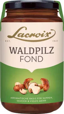 Produktbild von Lacroix Waldpilz Fond eine Basis für Suppen und Saucen 400ml