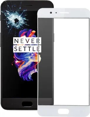 Produktbild von Displayglas Glas Schutz Weiß für ONEPlus 5 Reparatur Ersatzteil Tool Neu Top