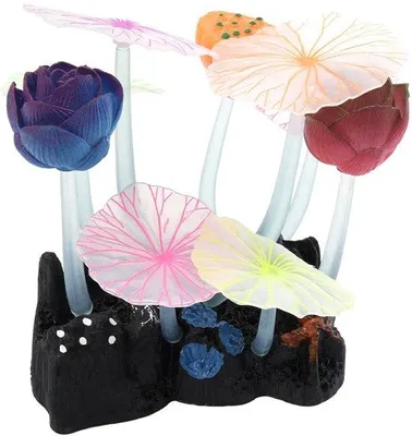 Productafbeelding van Lichtgevend Lotusornament voor Aquariumdecoratie