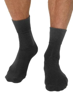 Produktbild von Nur Die Wellness Socken 2er Pack Herren mit gepolsterter Sohle Komfortbund weich