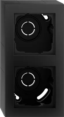 Obrázok produktu pre Gira AP-Gehäuse 2f Rahmen sw m 106209 (106209)