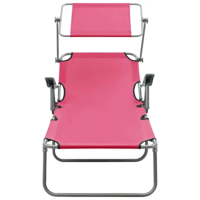 Produktbild von VidaXL 310337, Lounge, Gepolsterter Sitz, Stoff, Stahl, Pink, 120 kg, 715 mm
