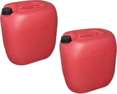 Produktbild von 2 Stück 30 Liter Kanister Trinkwasserkanister lebensmittelecht UN-Zulassung Farbe rot (2x30 knr)
