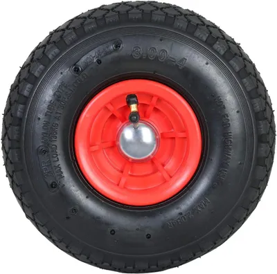 Produktbild von Ersatzrad für Bollerwagen und Sackkarre mit Radbefestigung 260x85 mm