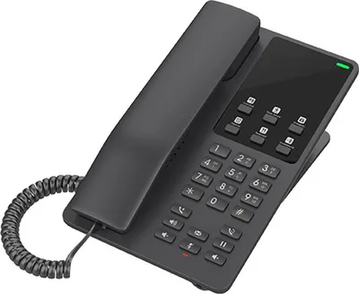 Produktbild von Grandstream Networks GHP621W, IP-Telefon, Schwarz, Kabelgebundenes Mobilteil, 2 Zeilen, LCD, Gigabit Ethernet