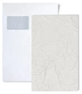 Productafbeelding van 1 PROEFMONSTER WallFace S-24943 DIN A5 | Wandpaneel STAAL CREPA Snow White