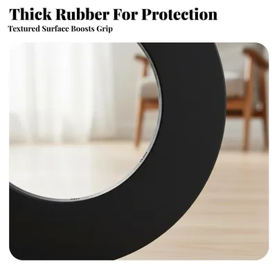 Produktbild von STUNQ® 8er Set Möbelschoner Filzgleiter für Stühle, Runde Antirutsch EVA Matten für Parkett, Schutz vor Kratzern und