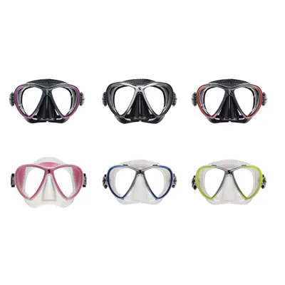 Produktbild von Scubapro Synergy Twin Tauchmaske, Farbe:schwarz verspiegelt, Silikonfarbe:schwarz