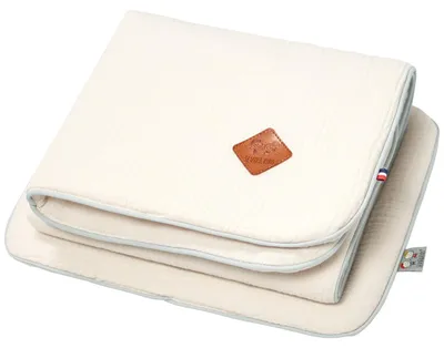 Produktbild von Bettset Wiege Jeanne 2 teilig - 50x70 cm - Beige | by SEVIRA KIDS