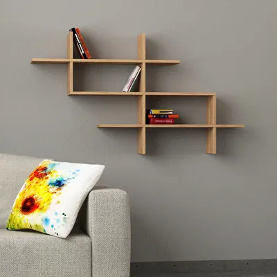 Image de Skye Decor, Halic - Oak, étagères à livres, chêne, 150 x 82 x 22 cm