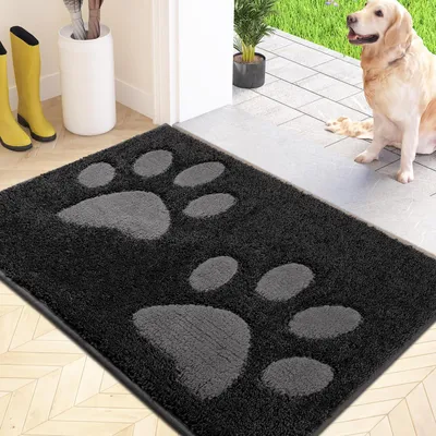 Obrázek produktu pro Omgoods - Omyvatelná podložka pod dveře, 60 x 90 cm - Absorpční a protiskluzová podložka
