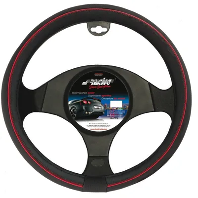 Produktbild von Simoni Racing CVT/40 Lenkradbezug Ø37-39cm Schwarz Lenkradhülle