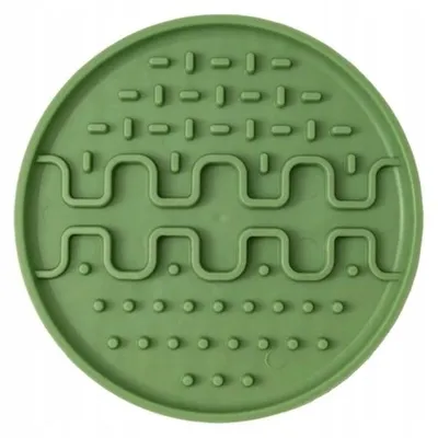 Produktbild von Fiboo Lollipop Mini Grüne Lickmatte Ø13 cm für Hunde