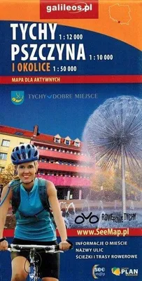 Immagine prodotto di Tychy, Pszczyna e dintorni, 1:12 000 / 1:10 000 / 1:50 000 (Reisen auf Polnisch)
