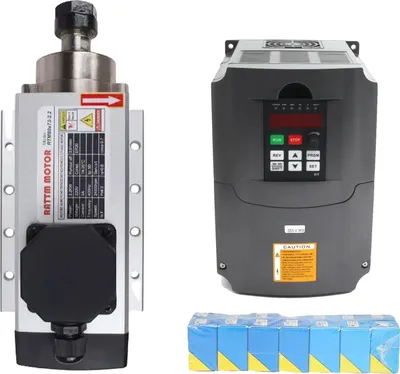 Produktbild von CNC-Spindelmotor, 24000 U/min Geschwindigkeit, 4 Keramikkugellager, Mit VFD Spannzange