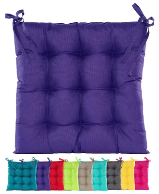 Produktbild von JACK Outdoor Stuhlkissen 38x38cm Lounge Kissen Auflage Wasserfest Sitzkissen Garten Lotus Effekt, Farbe:Lila