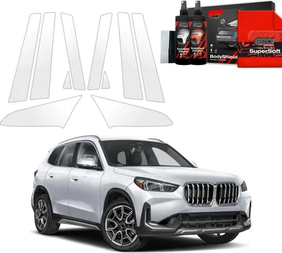 Zdjęcie produktu dla Folia ochronna 10 w 1 Grizz Protector na słupki A, B i C – BMW X1 (2023–2025)