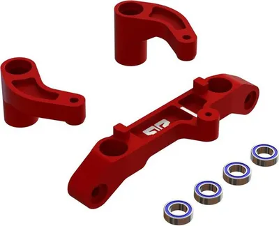 Imagen del producto de Kit de dirección de aluminio CNC, color rojo, para Arrma