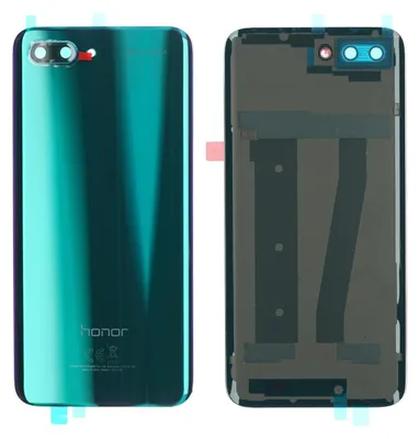 Produktbild von Honor 10 Backcover + Kameraglas + Kleber (Phantom Green), Blau