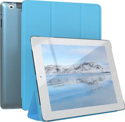 Produktbild von EAZY CASE Smartcase für Apple iPad 2 / 3 / 4 Tabletcase Bookcover Smart Flipcase magnetisch Blau