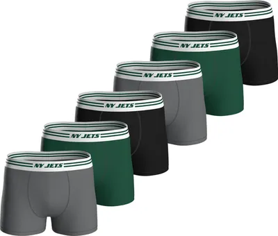 Produktbild von Huddle Herren Boxer NY Jets 6-Pack grn-mgr-blk - Größe XXL