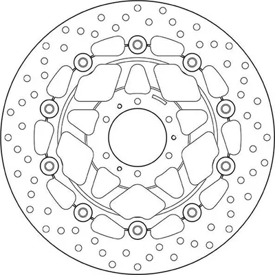 Produktbild von BREMBO Serie Oro Bremsscheibe 296mm 78B40825