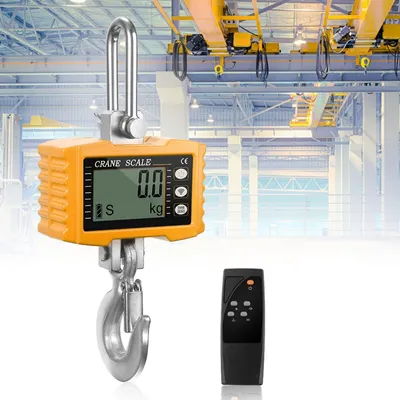 Digitale Kranwaage 1000 kg, hängend, mit Fernbedienung, LCD