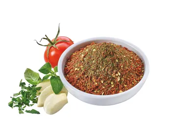 Image de Assaisonnement Tomatino pour bruschetta au colza – boîte de 500 g, mélange d'épices méditerranéennes aromatiques pour le pain, les salades et les en-cas, idéal pour les gourmets