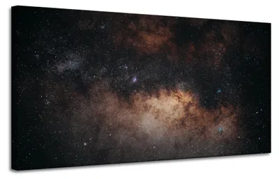 Produktbild von Leinwanddruck Weltraumgalaxie Sterne 120x60cm