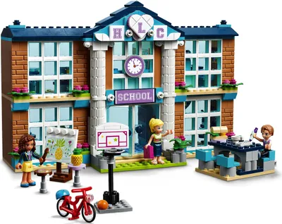 Produktbild von LEGO 41682 Friends Heartlake City Schule, Spielzeug ab 6 Jahre für Mädchen und Jungen mit Mini Puppen