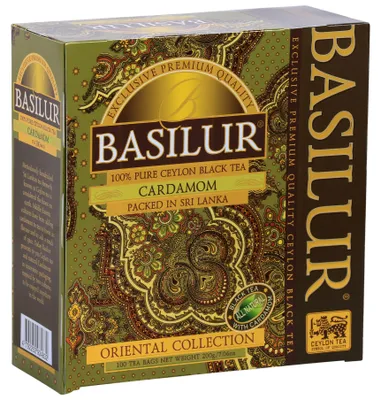 Obrázok produktu pre Čierny čaj Basilur s kardamomom - 100 vrecúšok po 2 g