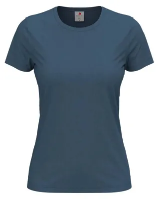 Image de Stedman - T-shirt « Classic » pour femmes, ajusté LT5600 (S) (bleu jean)
