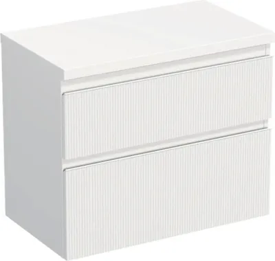 Obrázok produktu pre Skrinka pod umývadlo Jungborn TRENTA biela matná 76,7 x 64,6 x 44,5 cm