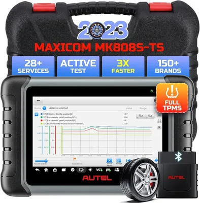 Obrázek produktu pro Pokročilé diagnostické zařízení OBD-II – Diagnostický nástroj pro automobily s dotykovým displejem, vybavený funkcí TPMS a více než 28 servisních funkcí