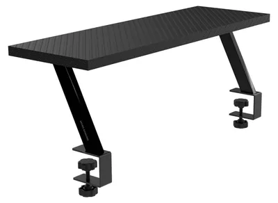 Zdjęcie produktu dla Podstawka pod monitor - Z szufladą - Czarny - 17 cm
