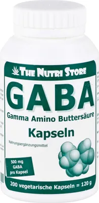 Produktbild von The Nutri Store GABA Kapseln, 200 St. Kapseln