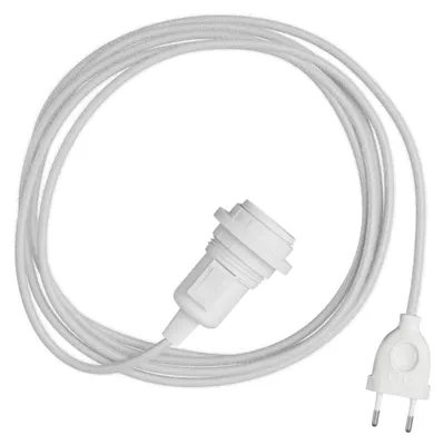 Immagine prodotto di Creative Cables - Snake per paralume - Lampada plug-in con cavo in tessuto colorato