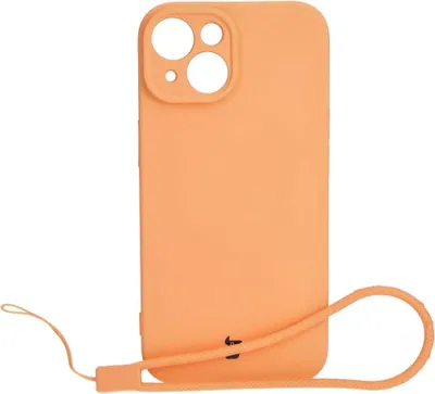 Produktbild von Bizon Case Silikon für iPhone 15, orange