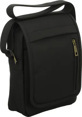 Produktbild von Abendtasche Schwarz Synthetik Überschlagtasche N22902-BK 18x21x5 cm