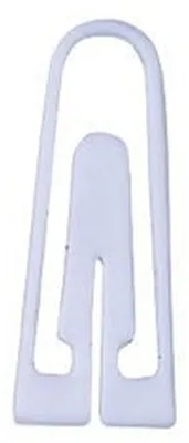 Produktbild von Alco Briefklammer Plastik 26mm weiß 1000 Stück