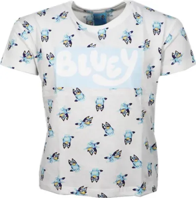 Produktbild von Bluey Bingo Kinder Mädchen kurzarm T-Shirt Shirt – Weiß / 98