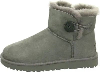 Obrázek produktu pro UGG - Schuhe - Stiefeletten - MINI-BAILEY-BUTTON-II-1016422-GREY - Damen - grey - EU 39
