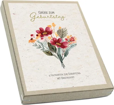 Produktbild von Kartenbox - Grüße zum Geburtstag