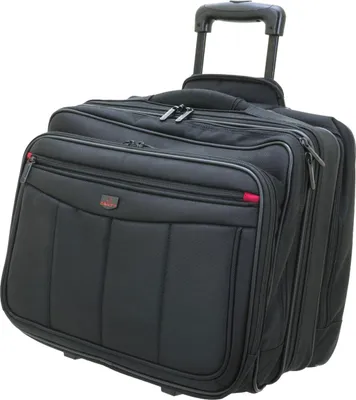 Produktbild von Handgepäck Laptoptrolley Arbeitstasche Trolley Schwarz 43 cm Davidts bei Bowatex
