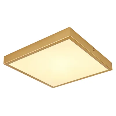 Produktbild von LED Deckenlampe, Metall, Messing, 3000K, L 25 cm