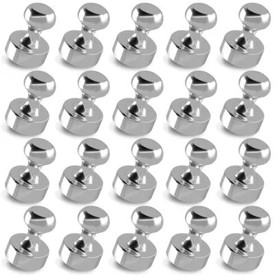 Produktbild von Starke Magnete, 20 Stück 12x16mm Magnete für Magnettafeln, Kühlschränke, Büros und Schulen.