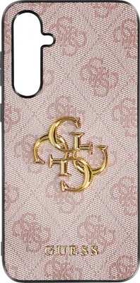 Produktbild von Guess 4G Grossen Metall-Logo Fall Für Samsung Galaxy S23 Fe - Rosa